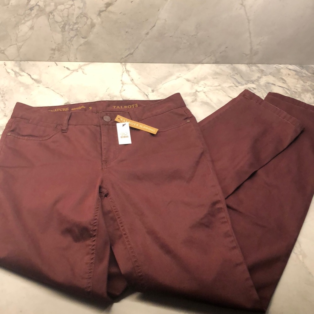 TALBOTS signature straight pants size 2